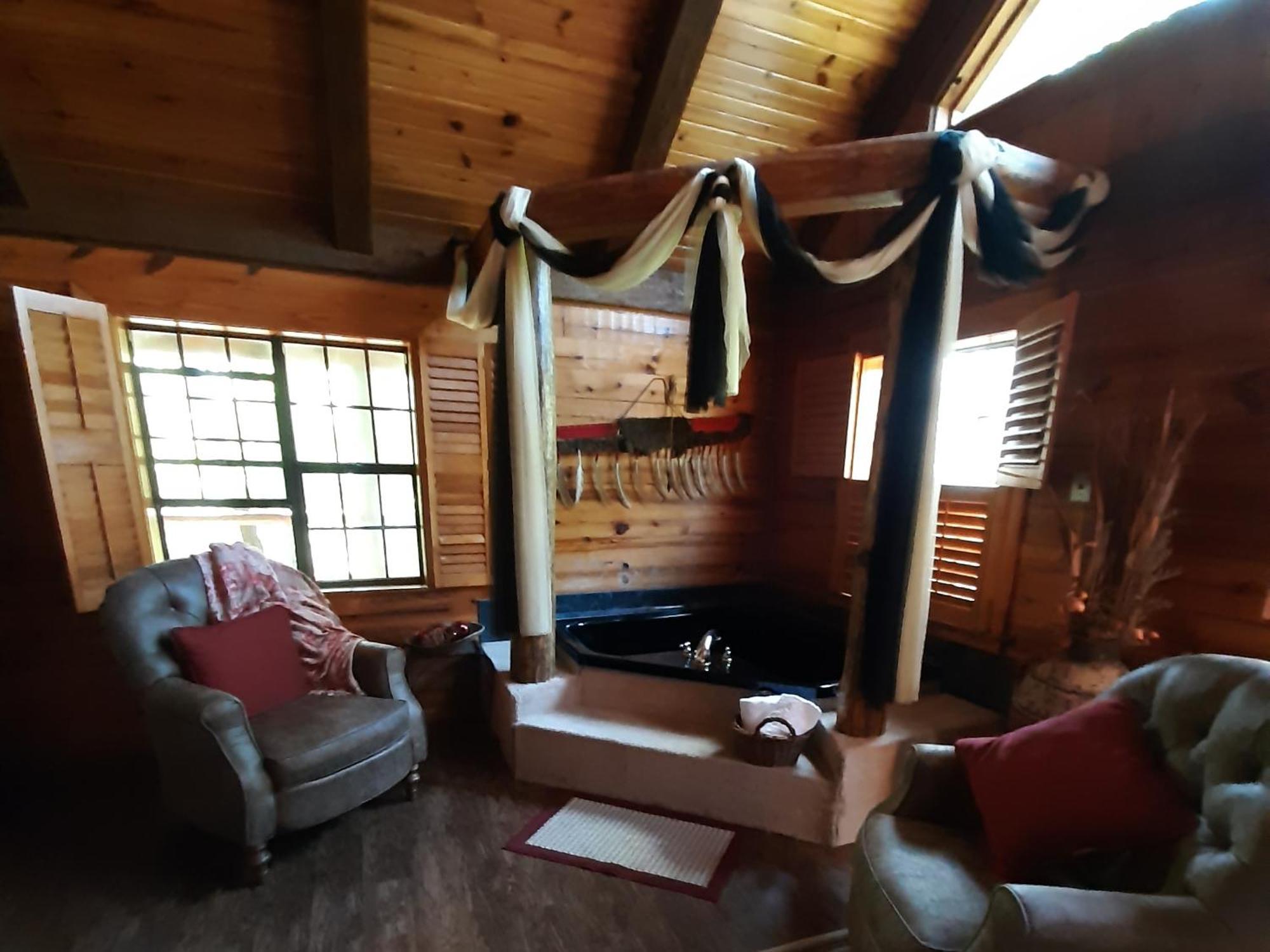 Cherokee Mountain Log Cabins Eureka Springs Rom bilde